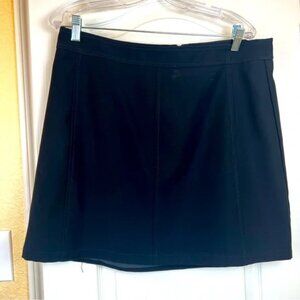 Louis Vuitton Uniform A-line Classic Length Mini Skirt Black Size EU 46 US 14